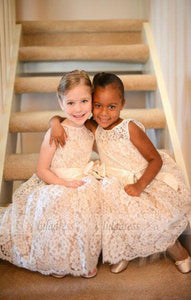 Long Flower Girl Dresses Children Birthday Dress A Line Lace Kids Wedding Party Dresses,BD99395