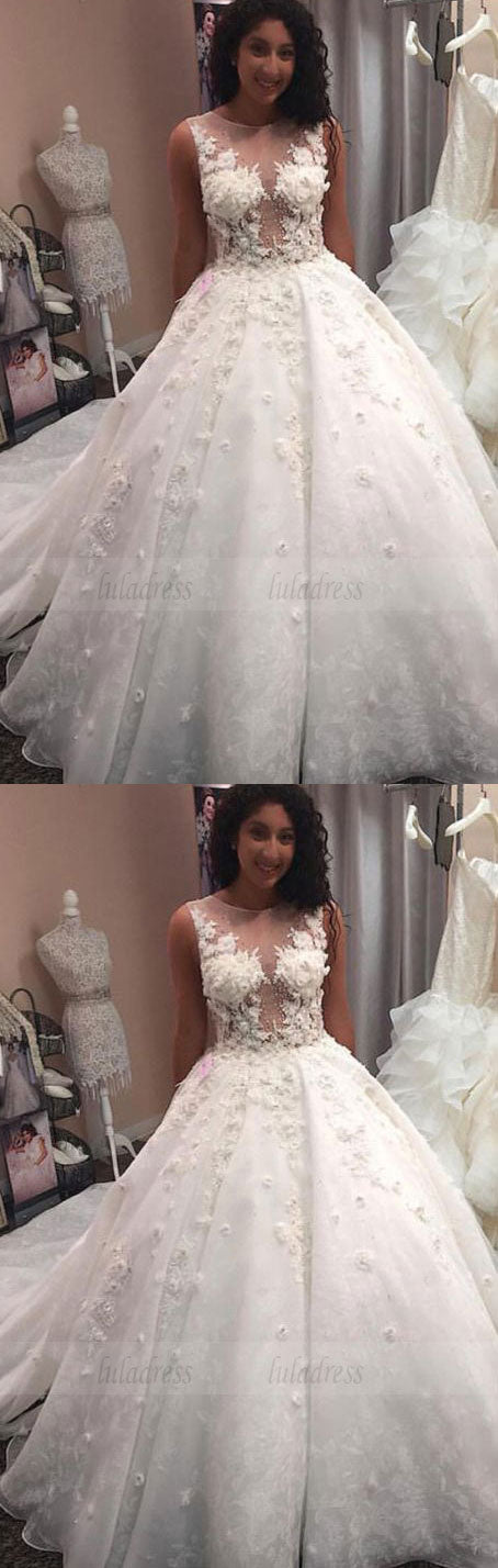 Lace Wedding Dresses Ball Gowns For Bride