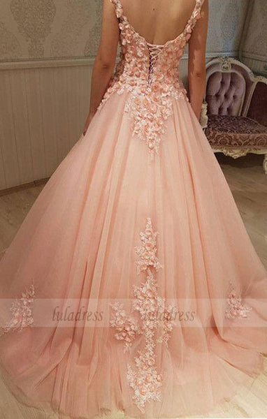Chic Lace Flowers Embroidery Sweetheart  Ball Gowns Wedding Dresses For Bride,BD98017