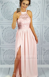 Chiffon Lace Prom Dress,Long Prom Dresses,Prom Dresses,Evening Dress,BD99037