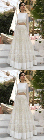 Two Pieces Prom Dress,Long Prom Dresses,Prom Dresses,Evening Dress, Prom Gowns, Formal Women Dress