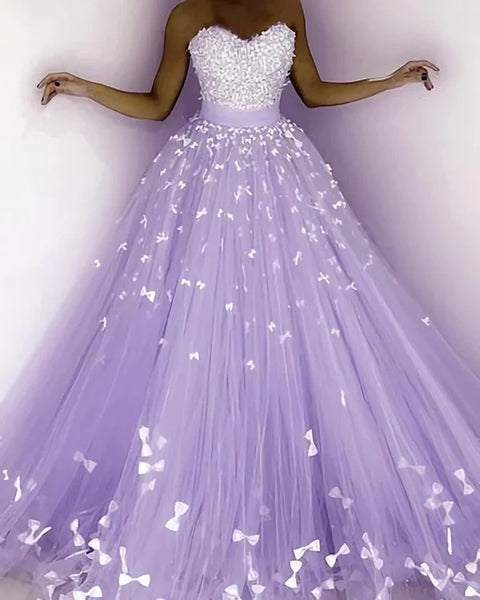 Ball Gown Tulle Sweetheart Prom dresseses,BD930694