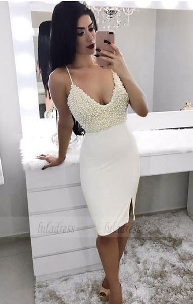 White Homecoming Dress,Sexy Homecoming Dress,Teens Homecoming Dress