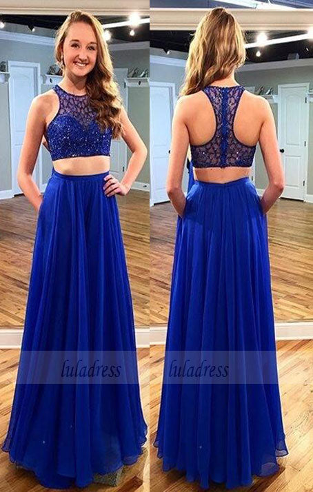 2 Piece Prom Gown,Two Piece Prom Dresses,Evening Gowns,2 Pieces Party Dresses,BD99368
