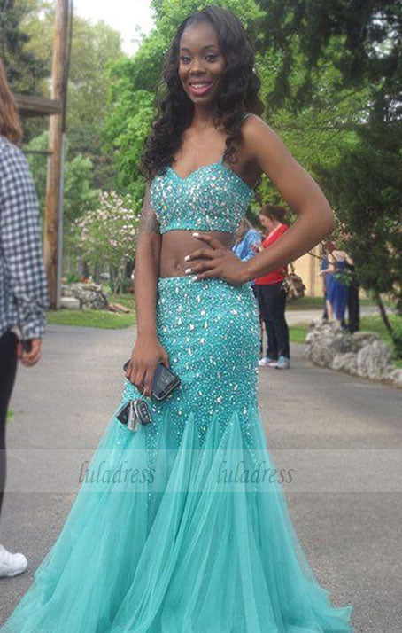 Tulle Evening Gowns,Formal Dress,Sparkly Evening Gowns For Teens,BD99373