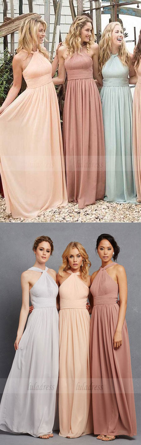 Simple Bridesmaid Dresses,Chiffon Bridesmaid Gowns,Vintage Brides Dress,Bridesmaid Gowns