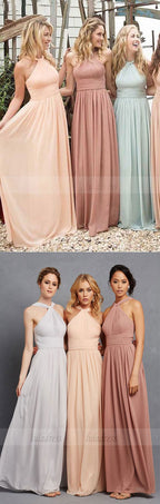 Simple Bridesmaid Dresses,Chiffon Bridesmaid Gowns,Vintage Brides Dress,Bridesmaid Gowns
