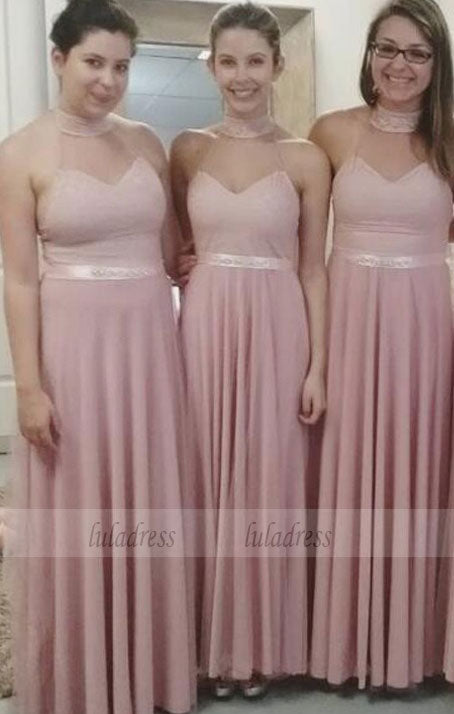 Sexy Bridesmaid Dress,Stylish Pearl Pink Bridesmaid Dresses,BD99527