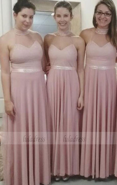 Sexy Bridesmaid Dress,Stylish Pearl Pink Bridesmaid Dresses,BD99527