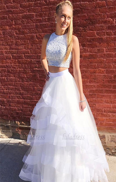 A-line Prom Dress,Two Piece Prom Dress,Prom Dress for Teens,BD99896