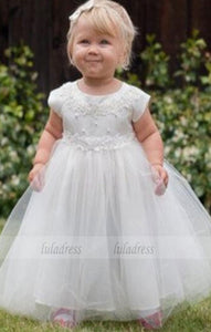 Long Lace Baby Girl Birthday Wedding Party Formal Flower Girls Dress baby Pageant dresses,BD99403