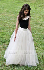 Long Princess Gown Girl Birthday Wedding Party Formal Flower Girls Dress baby Pageant dresses