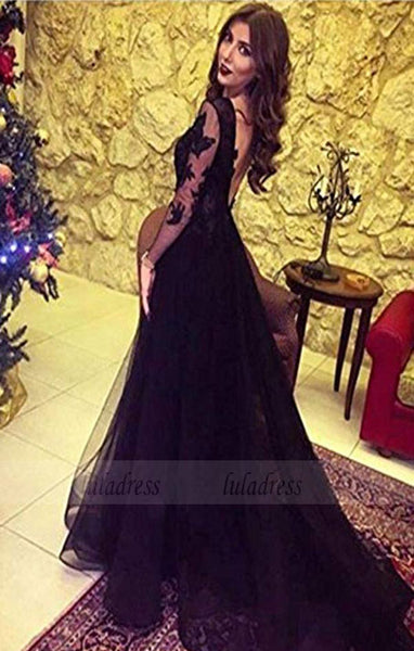 Long Sleeves Evening Gowns,Long Sleeves Prom Dress,BD98488