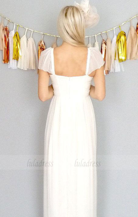 Chiffon Wedding Dresses,Beach Wedding Dress