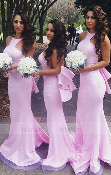 Sexy Mermaid Bridesmaid Dress,Backless Long Bridesmaid Dresses,BD98959