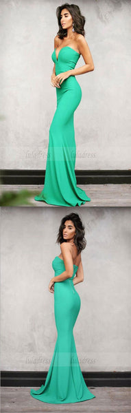 green sweetheart mermaid prom dresses sexy long evening gowns,BD98141
