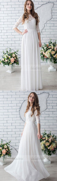 Wedding Dress with Half Sleeves,BD99608