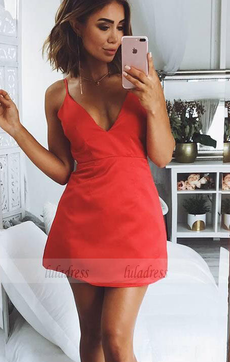 Sexy V Neck Mini Prom Dress/Hot Cocktail Homecoming Gown