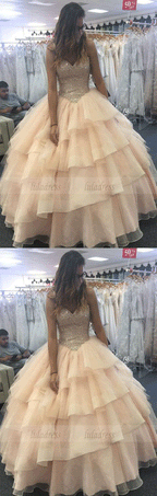 New Ball Gown Prom Dress Formal Party Gowns Sexy Quinceanera Dresses