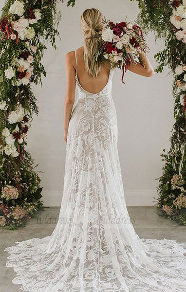 Long Sleeves Wedding Dresses,Lace Wedding Dress,BD99808