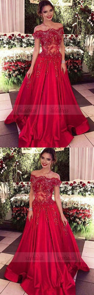 red prom dresses,long prom dresses,beaded prom dresses,BD99914