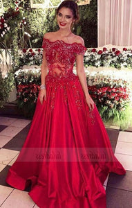 red prom dresses,long prom dresses,beaded prom dresses,BD99914