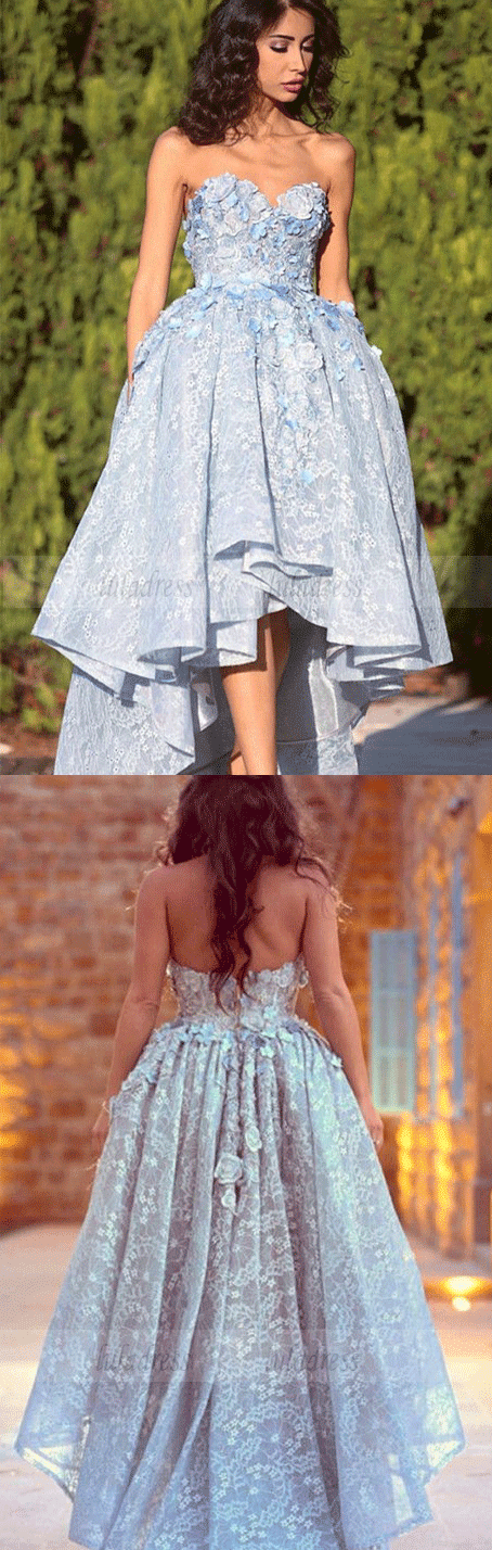 Lace Sweetheart Lace Prom Dresses