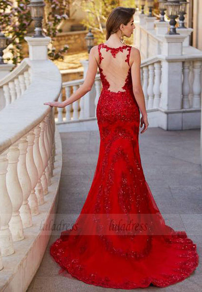 Mermaid Evening Dress,Fitted Prom Dress,Gorgeous Prom Dress,BD99822