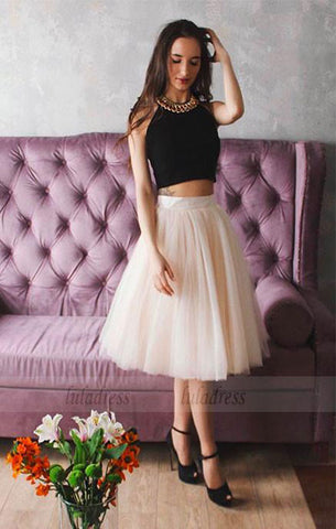 Ball Gown Sweetheart Short Ivory Tulle Homecoming Dress with Appliques