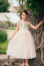 Flower Girl Dress, Cute Flower Girl Dress,Flower Girl Dress