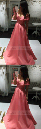 Sexy Off Shoulder Prom Dress, Long Prom Dresses,Evening Party Dress