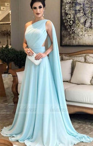 Simple chiffon prom dresses,floor length party dresses,BD98073