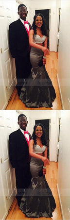 Beaded Mermaid Prom Dresses,Sweetheart Prom Dresses,Two Pieces Prom Dresses