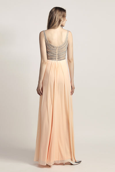 Mint Green Chiffon Long Prom Dress Charming Evening Dress, LX467