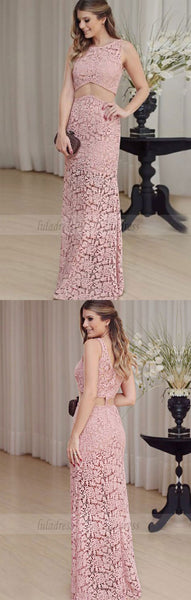 Lace Prom Dresses,Pink Prom Dress,Sexy Prom Dress,BD99823