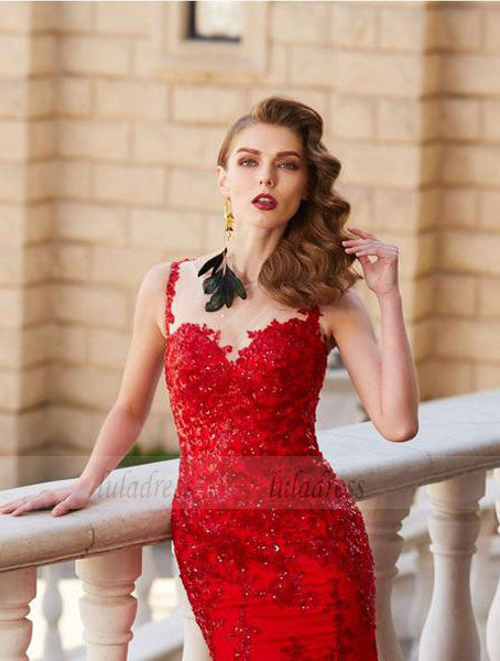 Mermaid Evening Dress,Fitted Prom Dress,Gorgeous Prom Dress,BD99822