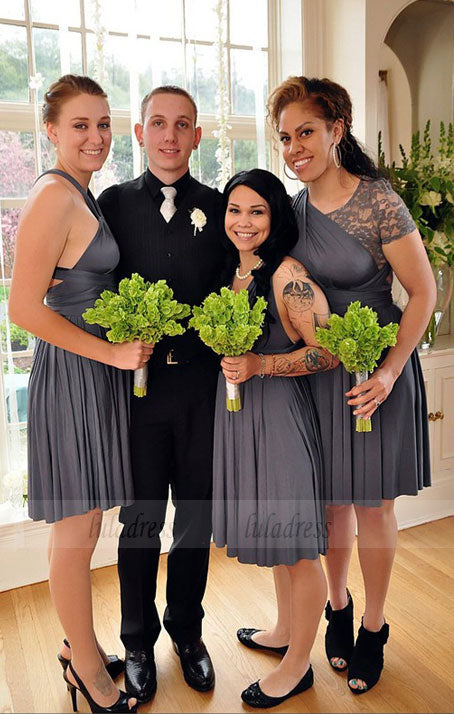 Short Bridesmaid Dress,Pretty Bridesmaid Dress