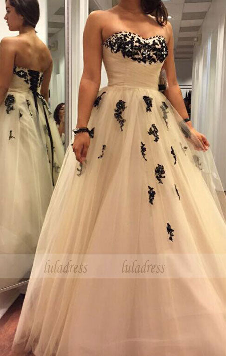 Tulle Prom Dresses,Princess Prom Dress,Ball Gown Prom Gown