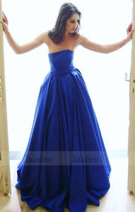elegant strapless prom party dresses, fashion ball gowns,BD98643