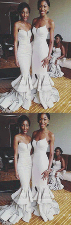 Mermaid Jersey Bridesmaid Dresses,Gorgeous Bridesmaid Dresses