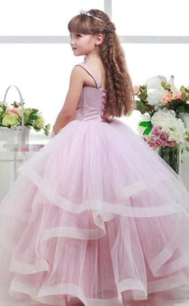 Flower Girl Dresses princess flower girl dress, lovely girl dress,BD98872