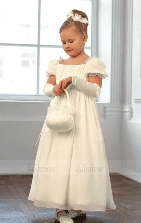 Flower Girl Dresses,Little Girls Dress,Ivory Flower Girl Dresses