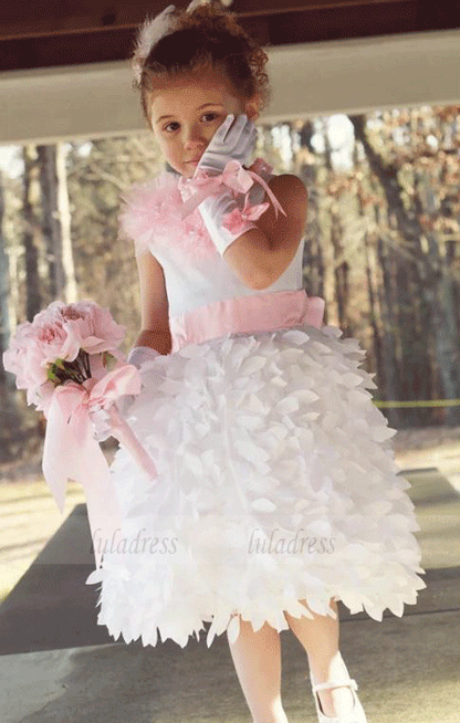 Tea-Length Flower Girl Dresses,Flower Girl Dresses For Weddings Girls Formal Party Dresses