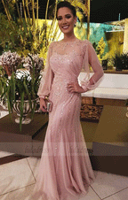 Long Sleeves Prom Dress,Evening Dresses