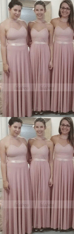 Sexy Bridesmaid Dress,Stylish Pearl Pink Bridesmaid Dresses