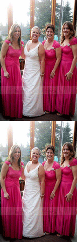chiffon bridesmaid dress,Long bridesmaid dresses