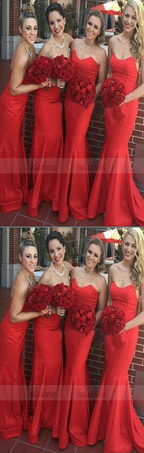 long bridesmaid dress, mermaid bridesmaid Dress, custom made bridesmaid dress