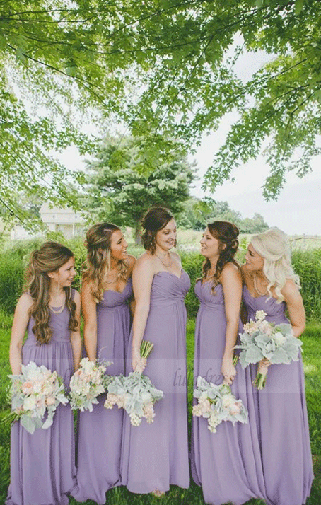 Long Bridesmaid Dresses,Sweetheart Wedding Party Dress For Bridesmaids,BW97285