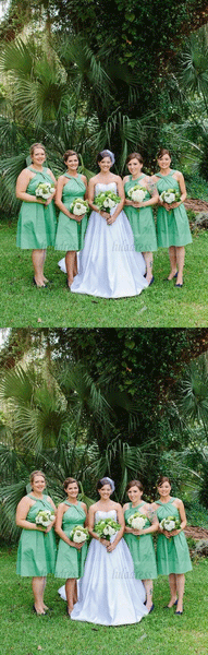 Short Halter Bridesmaid Dresses,BW97290