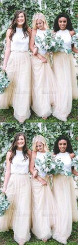 simple bridesmaid dress, A line bridesmaid dress,chiffon  bridesmaid dress